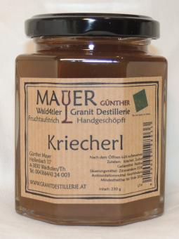 Waldviertler Marmelade Kriecherl 